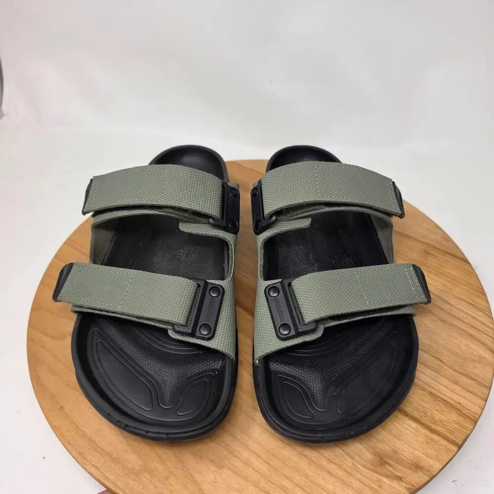 Birkenstock Sandals Mens 9 Atacama Green Black Sport Slide Outdoor Summer Preppy